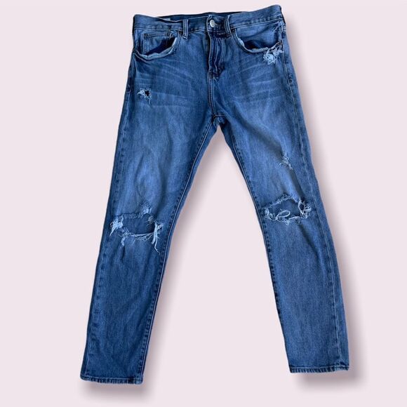 Pacsun Slim Taper Ripped Jeans Size 29x30 - Picture 1 of 4
